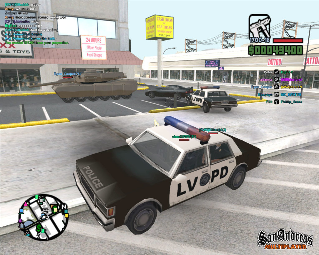 san andreas with multiplayer