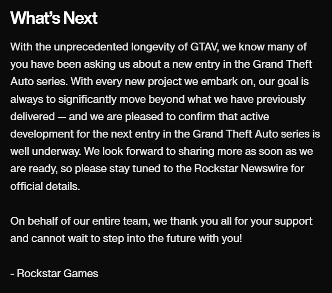 It's official the next Grand Theft Auto is in development! – GTANet.com